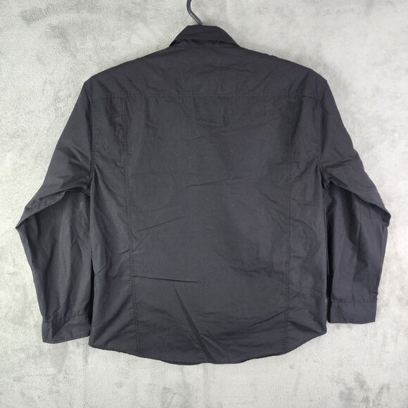 Mens Black Ecko Unltd Shirt Long Sleeve Button-Up Front Pockets Size 2XL - Picture 10 of 13